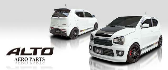 塗装付】Lck619 リアルーフスポイラー アルトワークス／ターボRS HA36